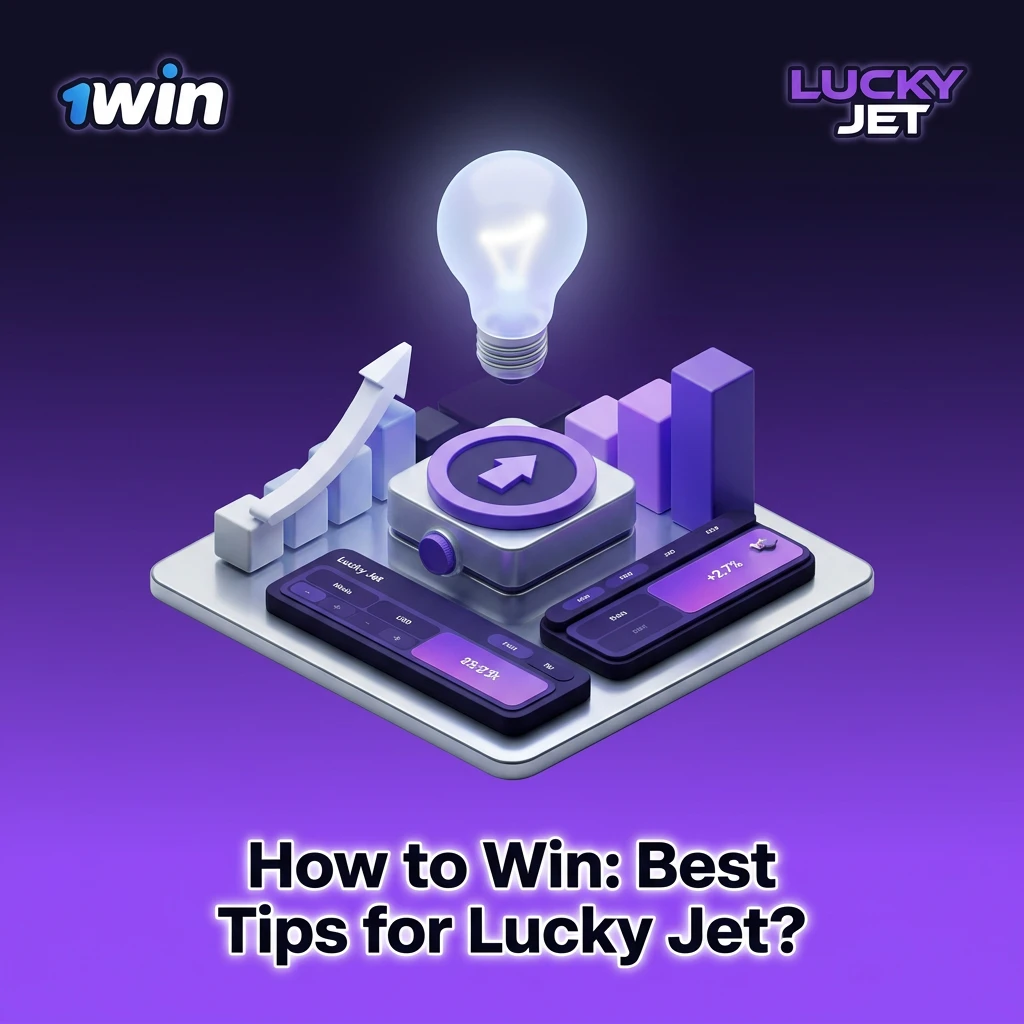Try double bets for 1win Lucky Jet safety.