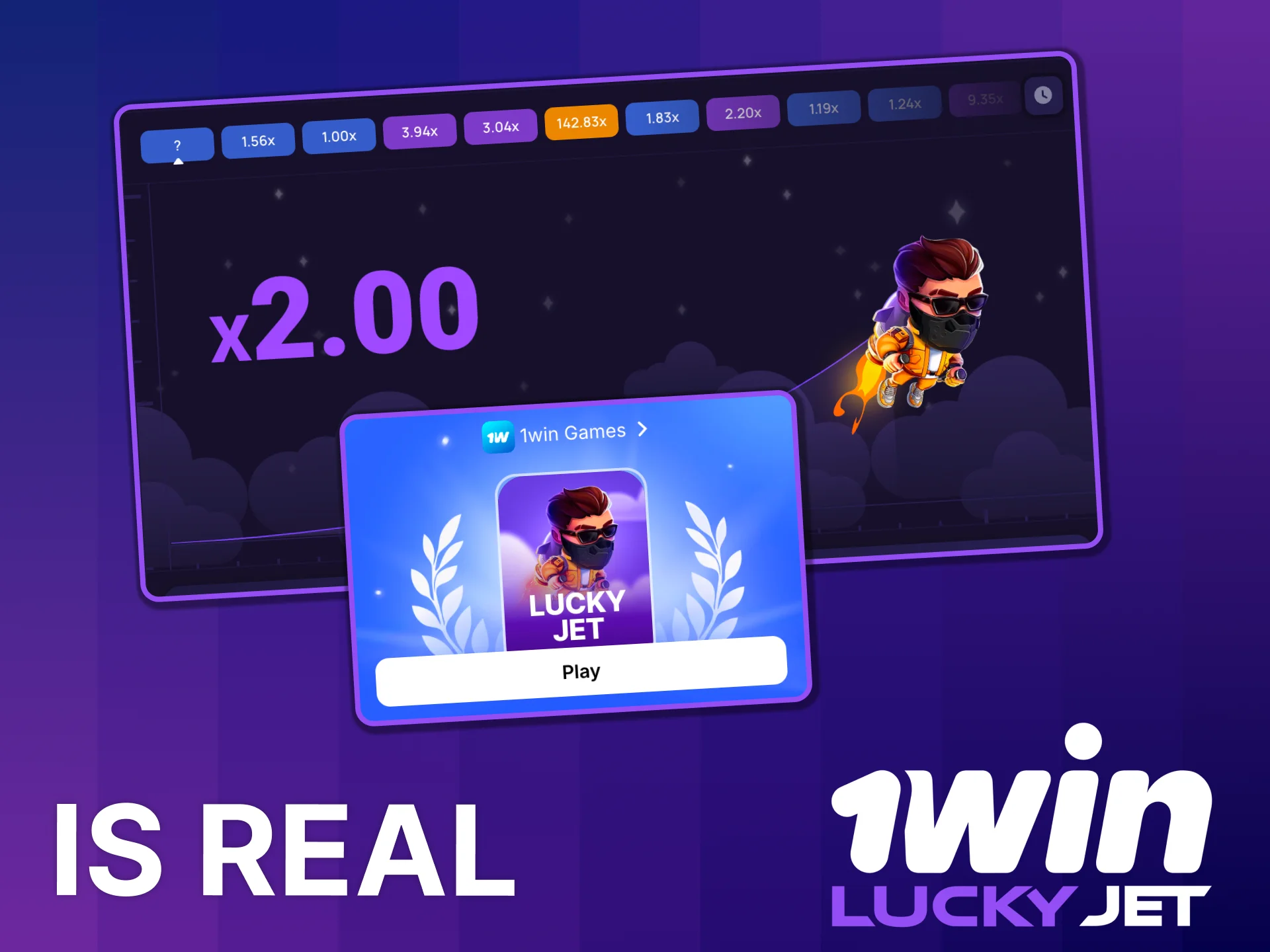 1win Lucky Jet security and fairness.