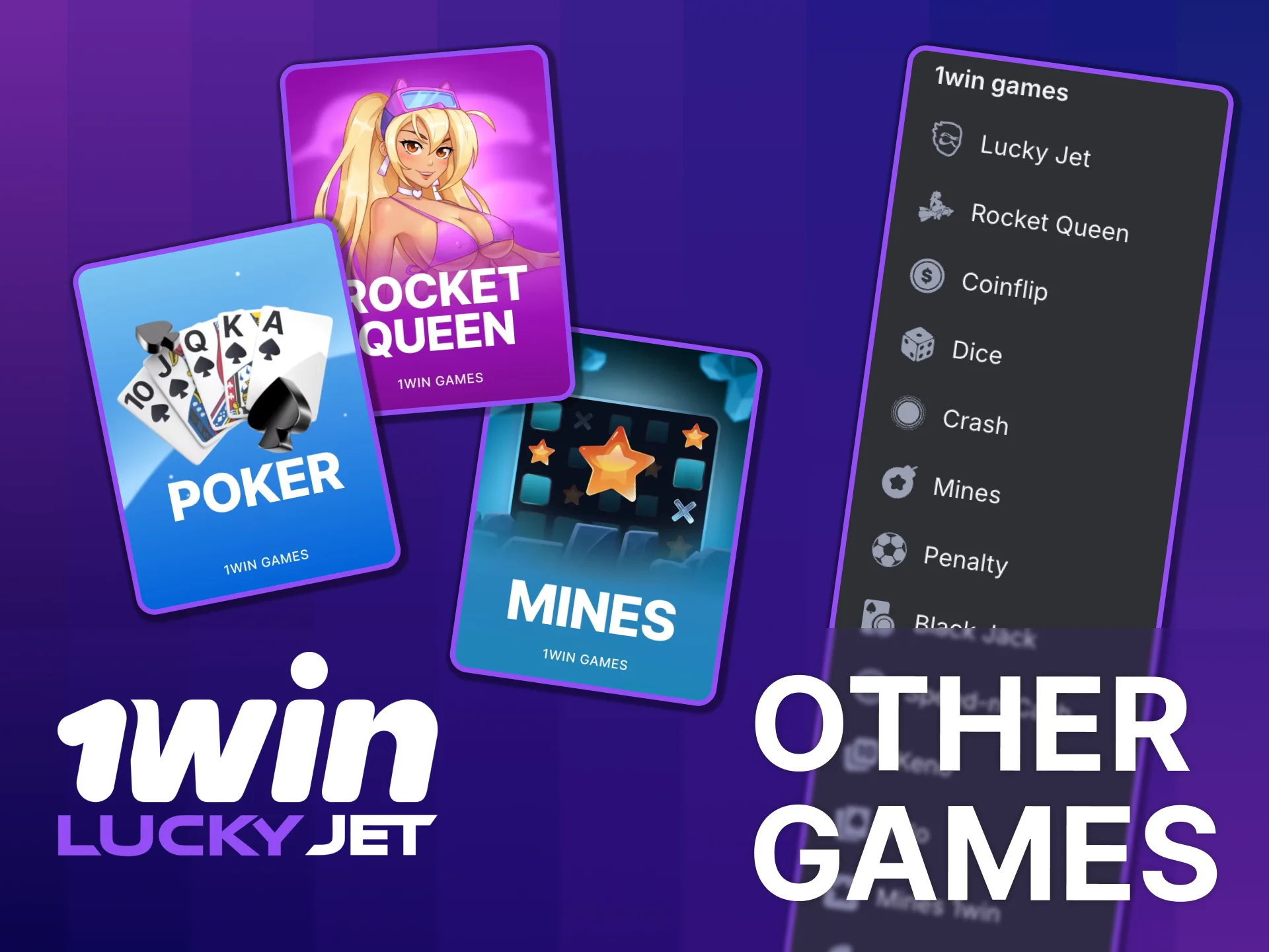 Discover 1win developer games.