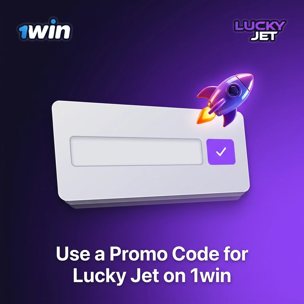 Use 1win Lucky Jet promo code at signup.